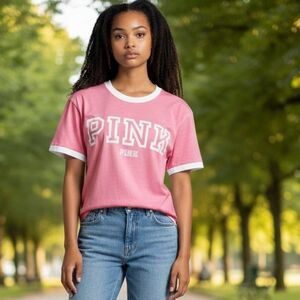 Victoria’s Secret PINK burnout sheer t shirt